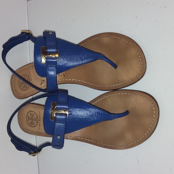 Tory Burch Women’s wedges Royal Blue size 10.5 - Picture 1 of 16